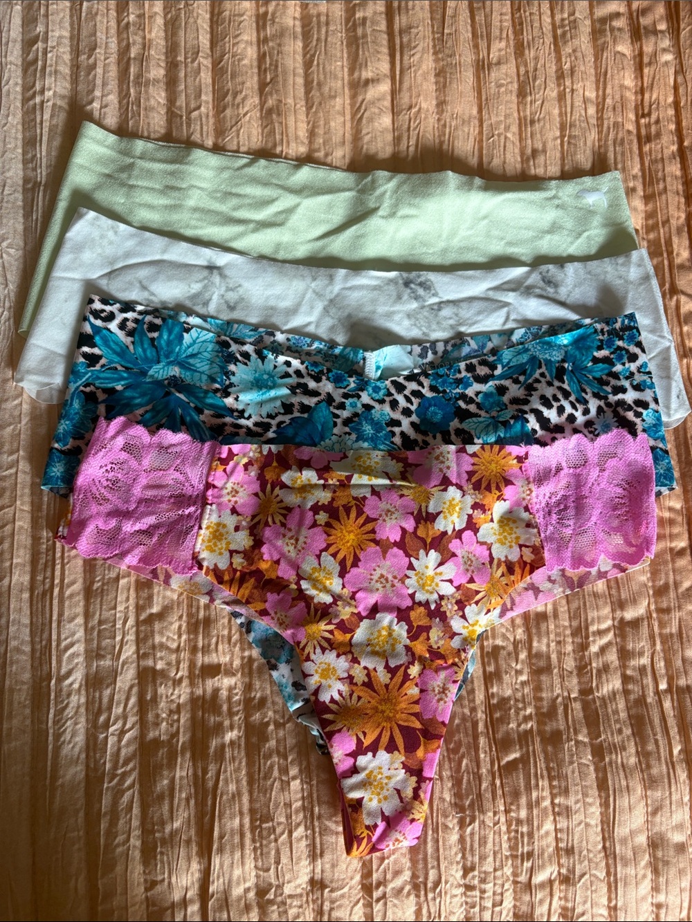 Pink/VS Four Assorted Panties